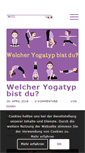 Mobile Screenshot of diana-yoga.de